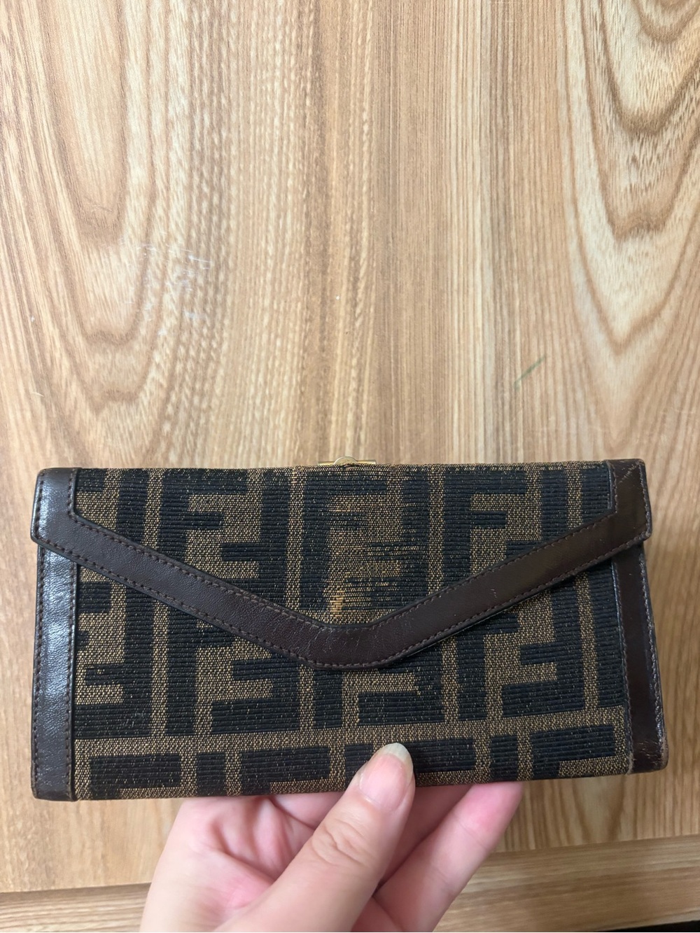 Authentic Fendi Envelope clutch wallet Vintage